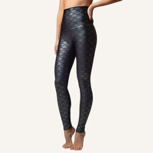 🛍Buy2 1 Free Emily Hsu Onyx Shimmers Black  Legging - Small